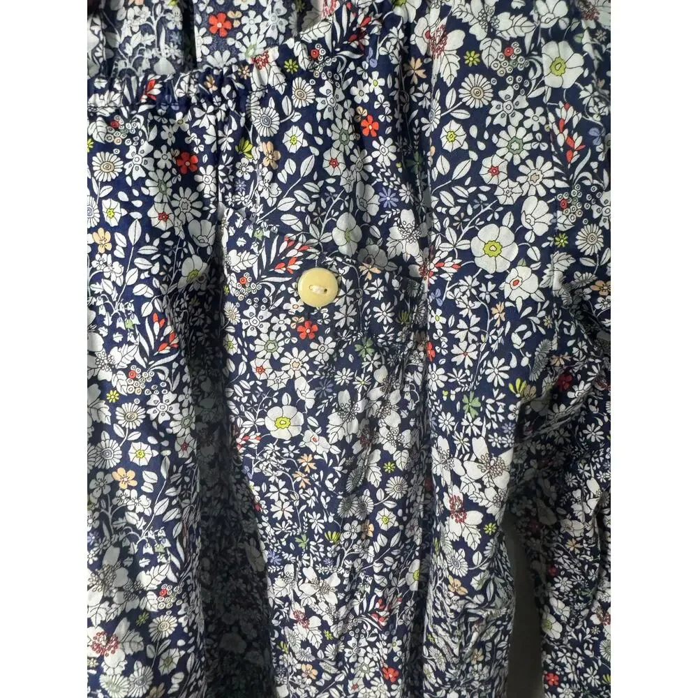 Liberty Fabric J.Crew Floral Blouse XXS